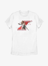 Marvel Black Widow Better Than One Womens T-Shirt