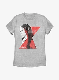 Marvel Black Widow Lives Of Womens T-Shirt