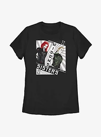 Marvel Black Widow Red Sisters Womens T-Shirt