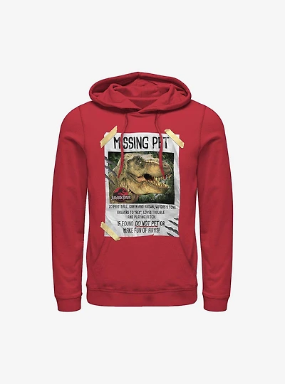 Jurassic Park Missing Pet Hoodie