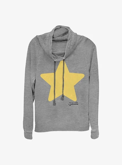Steven Universe Steven Star Cowlneck Long-Sleeve Girls Top