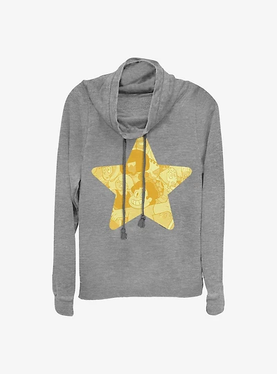Steven Universe Star Cowlneck Long-Sleeve Girls Top