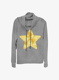 Steven Universe Star Cowlneck Long-Sleeve Girls Top