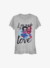 Steven Universe I Am Made Of Love Girls T-Shirt