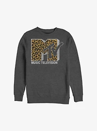 MTV Cheeta Logo Crew Sweatshirt