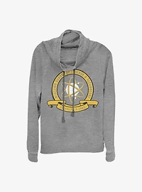 Marvel Spider-Man Far From Home Midtown School Emblem Cowlneck Long-Sleeve Girls Top