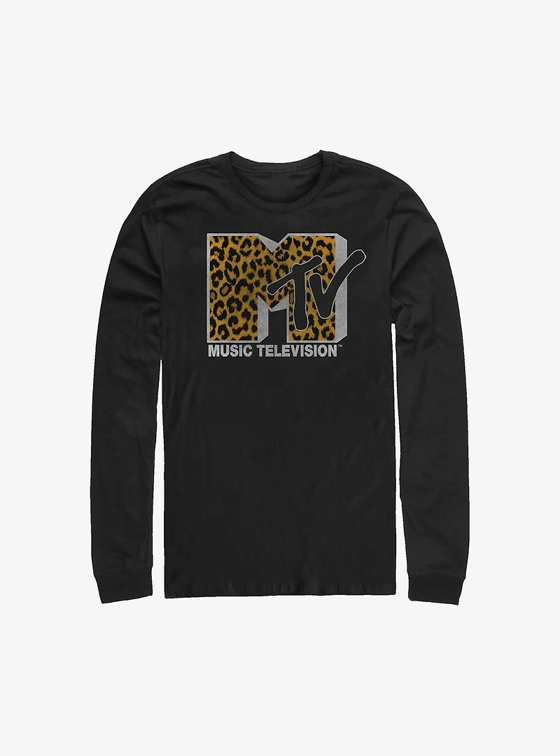 MTV Cheeta Logo Long-Sleeve T-Shirt