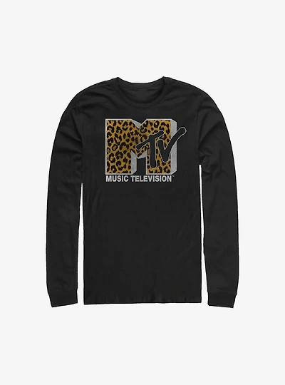 MTV Cheeta Logo Long-Sleeve T-Shirt