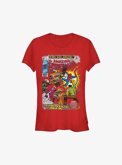 Marvel Spider-Man Comic Girls T-Shirt