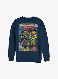 Marvel Spider-Man Comic Crew Sweatshirt