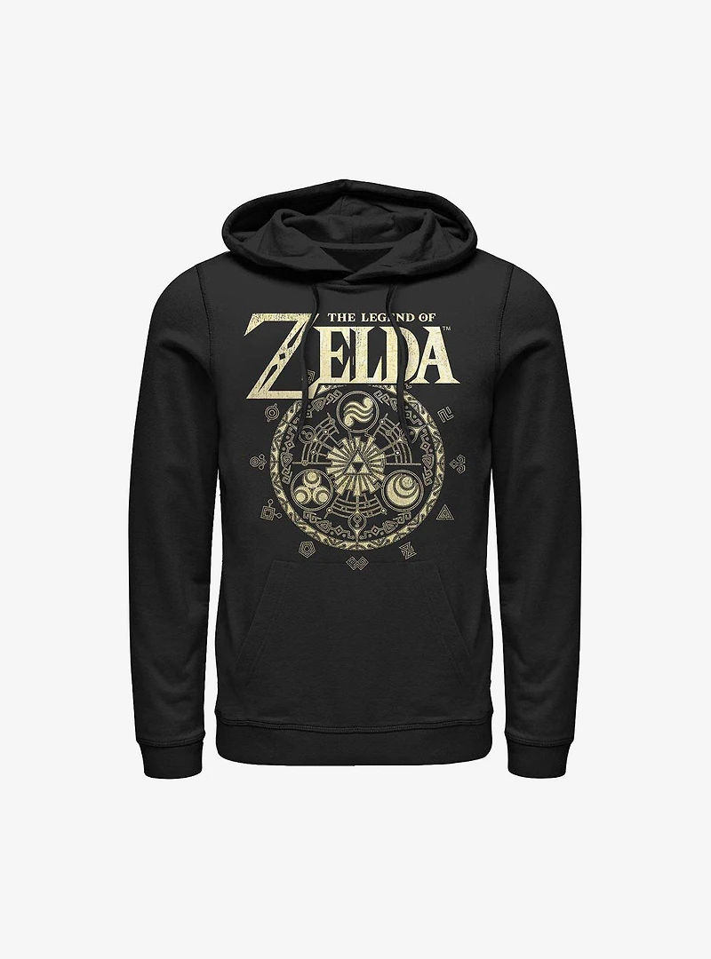 Nintendo The Legend Of Zelda Emblem Cir Hoodie