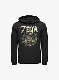 Nintendo The Legend Of Zelda Emblem Cir Hoodie