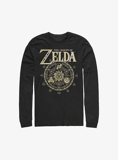 Nintendo The Legend Of Zelda Emblem Cir Long-Sleeve T-Shirt