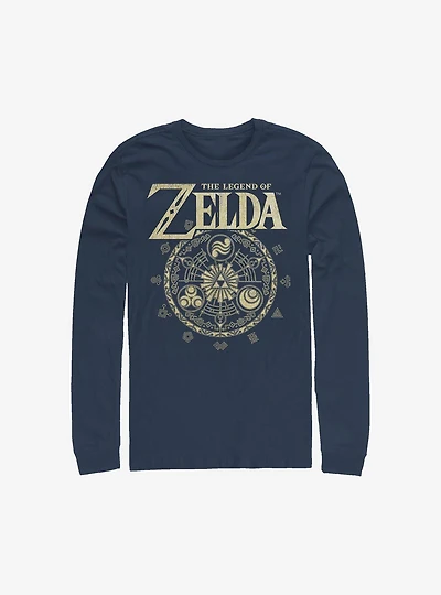Nintendo The Legend Of Zelda Emblem Circle Long-Sleeve T-Shirt