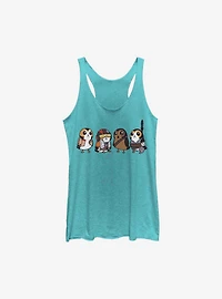Star Wars: The Last Jedi Porgs As Characters Girls Tank