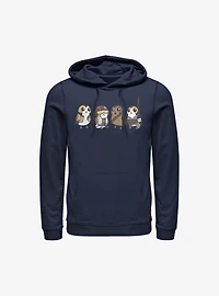 Star Wars: The Last Jedi Porgs As Characters Hoodie