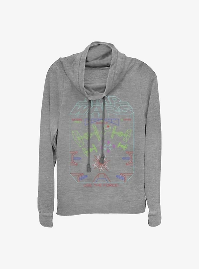 Star Wars 5 Standing By Cowlneck Long-Sleeve Girls Top