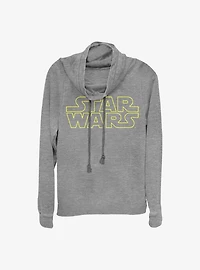 Star Wars Simplified Cowlneck Long-Sleeve Girls Top
