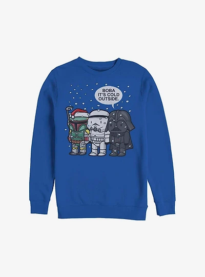 Star Wars Boba It's Cold Crew Sweatshirt