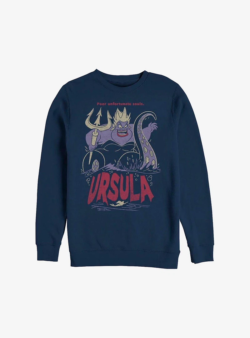 Disney The Little Mermaid Ursula Sea Witch Crew Sweatshirt