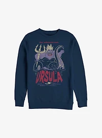Disney The Little Mermaid Ursula Sea Witch Crew Sweatshirt