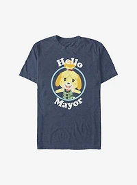 Nintendo Animal Crossing Isabelle Hello Mayor And Quit T-Shirt