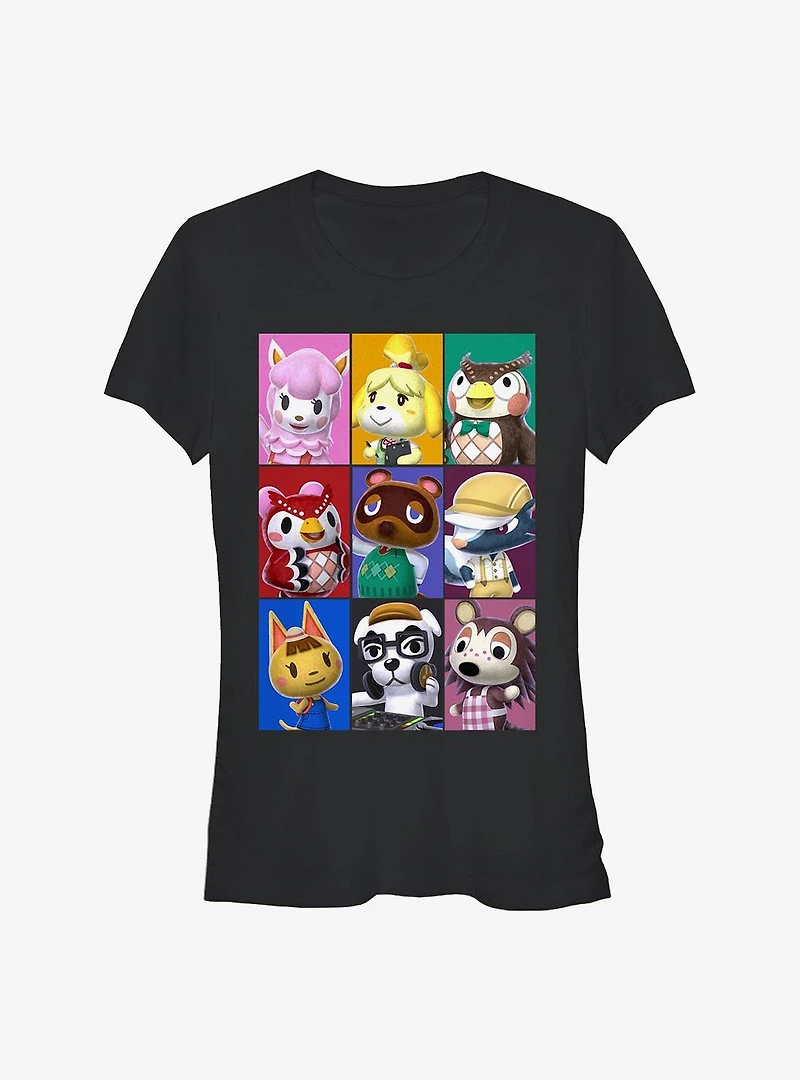 Nintendo Animal Crossing Blocks Girls T-Shirt