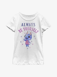 Animal Crossing Rosie Be Yourself Youth Girls T-Shirt