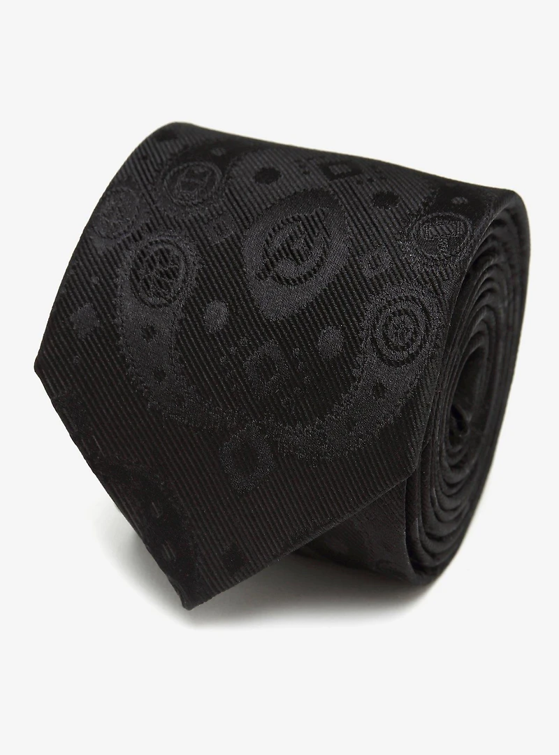 Marvel Avengers Paisley Icons Print Black Tie