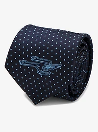 Star Trek Enterprise Dot Blue Tie
