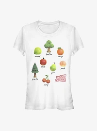 Nintendo Animal Crossing Fruits And Trees Girls T-Shirt