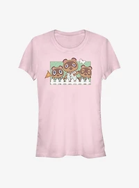 Animal Crossing: New Horizons Nook Family Girls T-Shirt