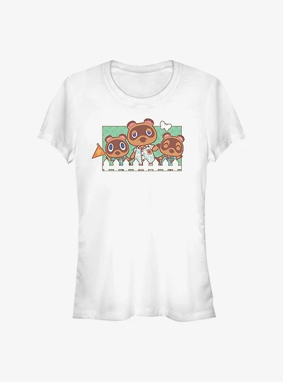 Animal Crossing: New Horizons Nook Family Girls T-Shirt