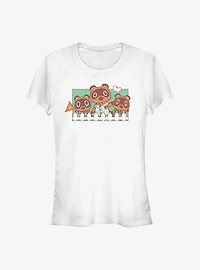 Animal Crossing: New Horizons Nook Family Girls T-Shirt