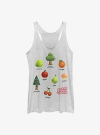 Nintendo Animal Crossing Fruits And Trees Girls Tank
