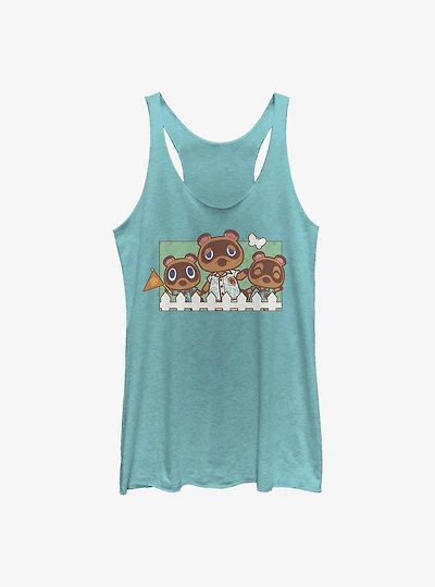 Animal Crossing: New Horizons Nook Family Girls Tank Top