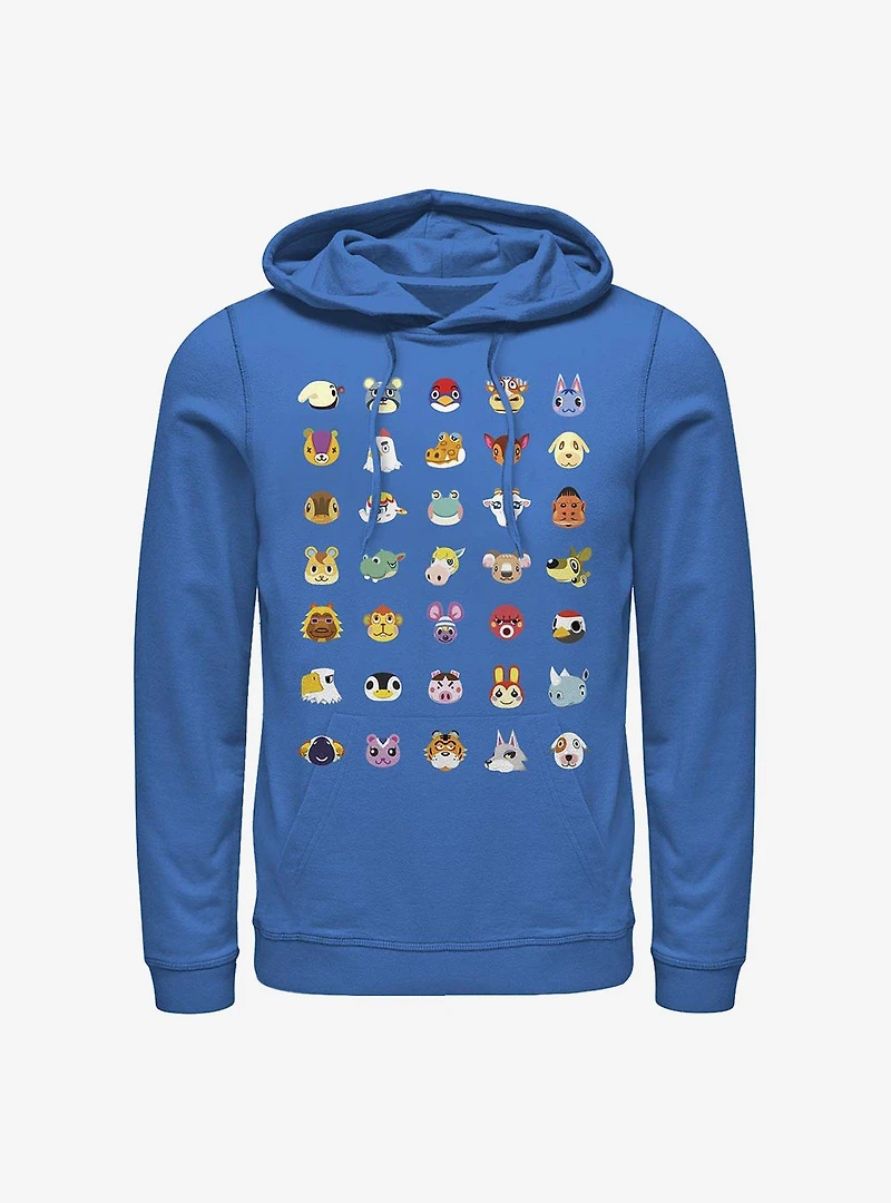 Nintendo Animal Crossing Character Heads Hoodie