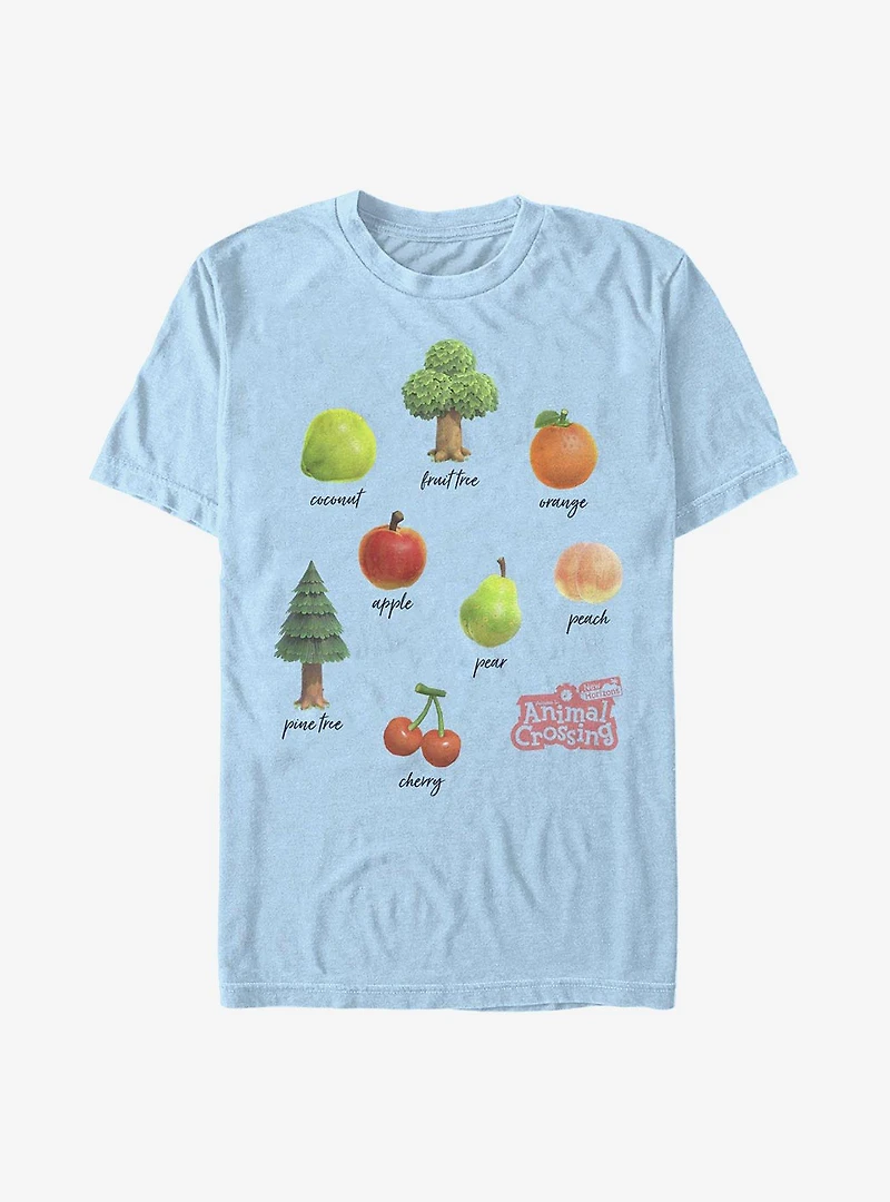 Nintendo Animal Crossing Fruits And Trees T-Shirt