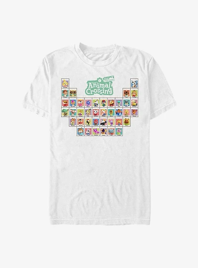 Animal Crossing: New Horizons Table Of Villagers T-Shirt