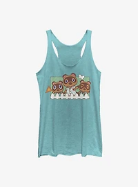 Animal Crossing: New Horizons Nook Family Womens Tank Top