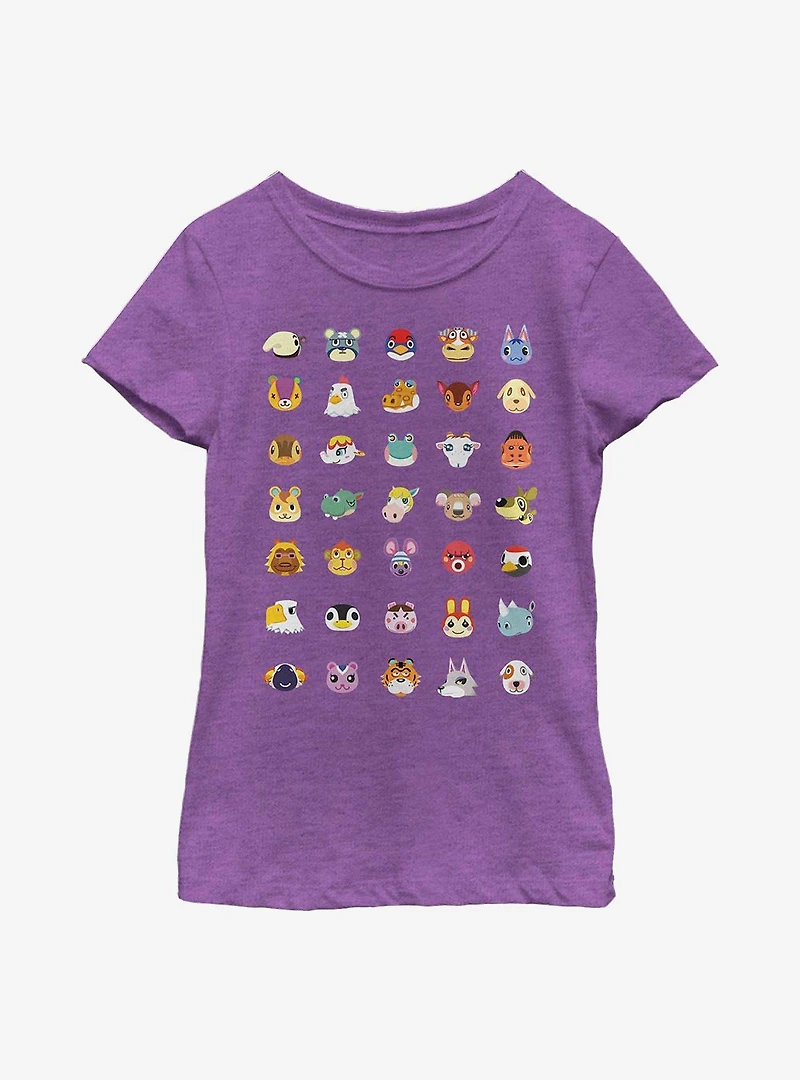 Animal Crossing: New Horizons Friendly Neighbors Youth Girls T-Shirt
