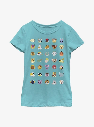 Animal Crossing: New Horizons Friendly Neighbors Youth Girls T-Shirt
