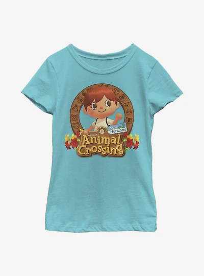 Animal Crossing: New Horizons Villager Emblem Youth Girls T-Shirt