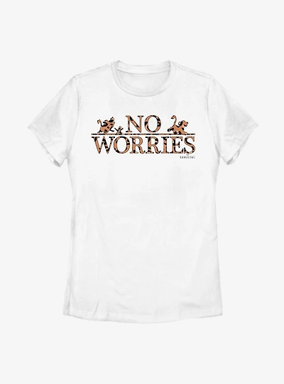 Disney The Lion King No Worries Leopard Fill Womens T-Shirt