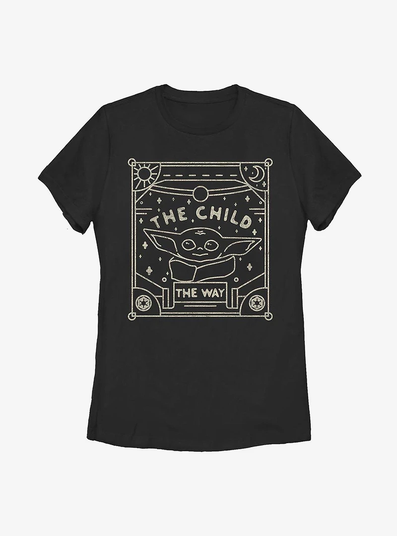 Star Wars The Mandalorian Child Way Stars Womens T-Shirt