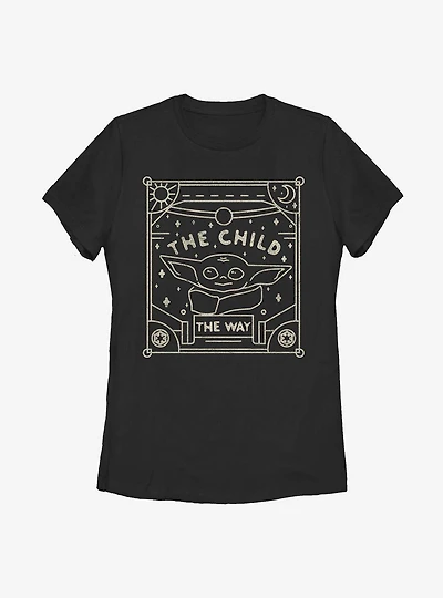Star Wars The Mandalorian Child Way Stars Womens T-Shirt