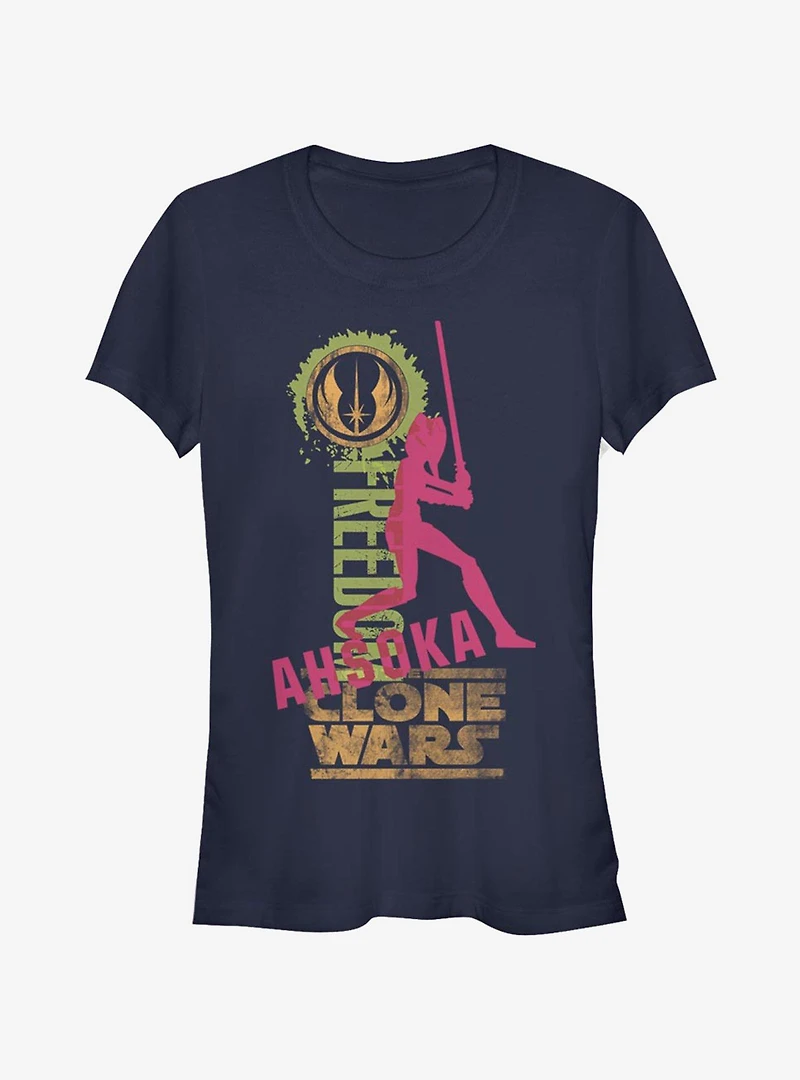 Star Wars The Clone Freedom Ahsoka Girls T-Shirt