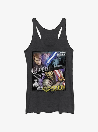 Star Wars The Clone Wars Badside Panel Girls Tank
