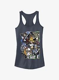 Star Wars The Clone Royal Flush Girls Tank Top