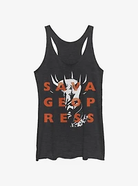 Star Wars The Clone Savage Overlay Girls Tank